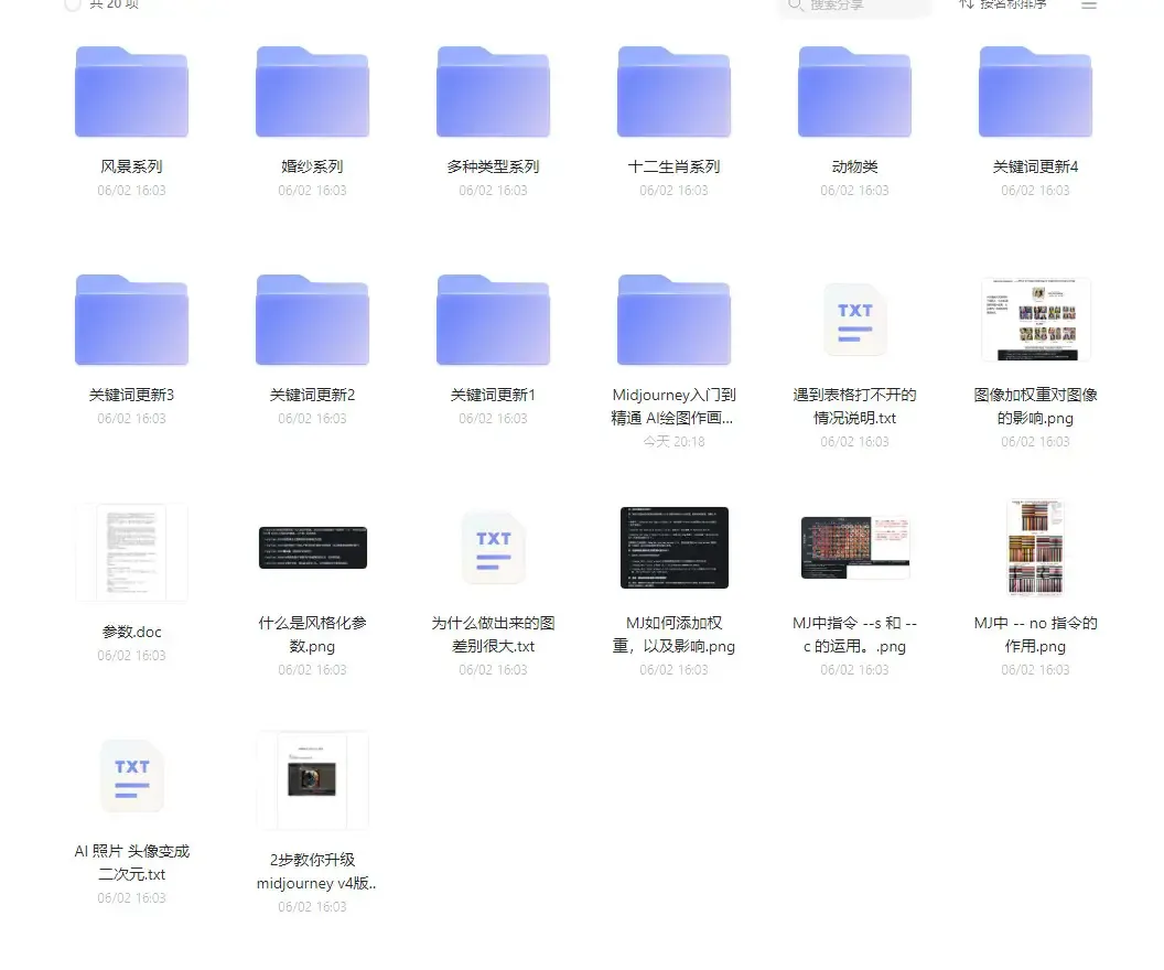 2023 Midjourney 绘画关键词配图教程