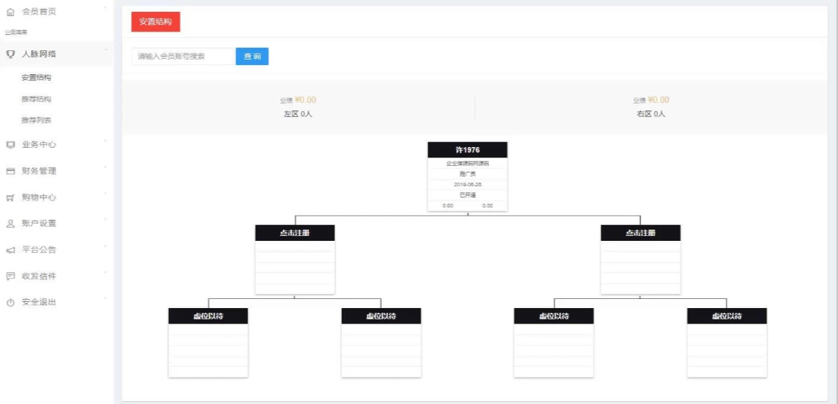 企业三级推广报单分销系统源码