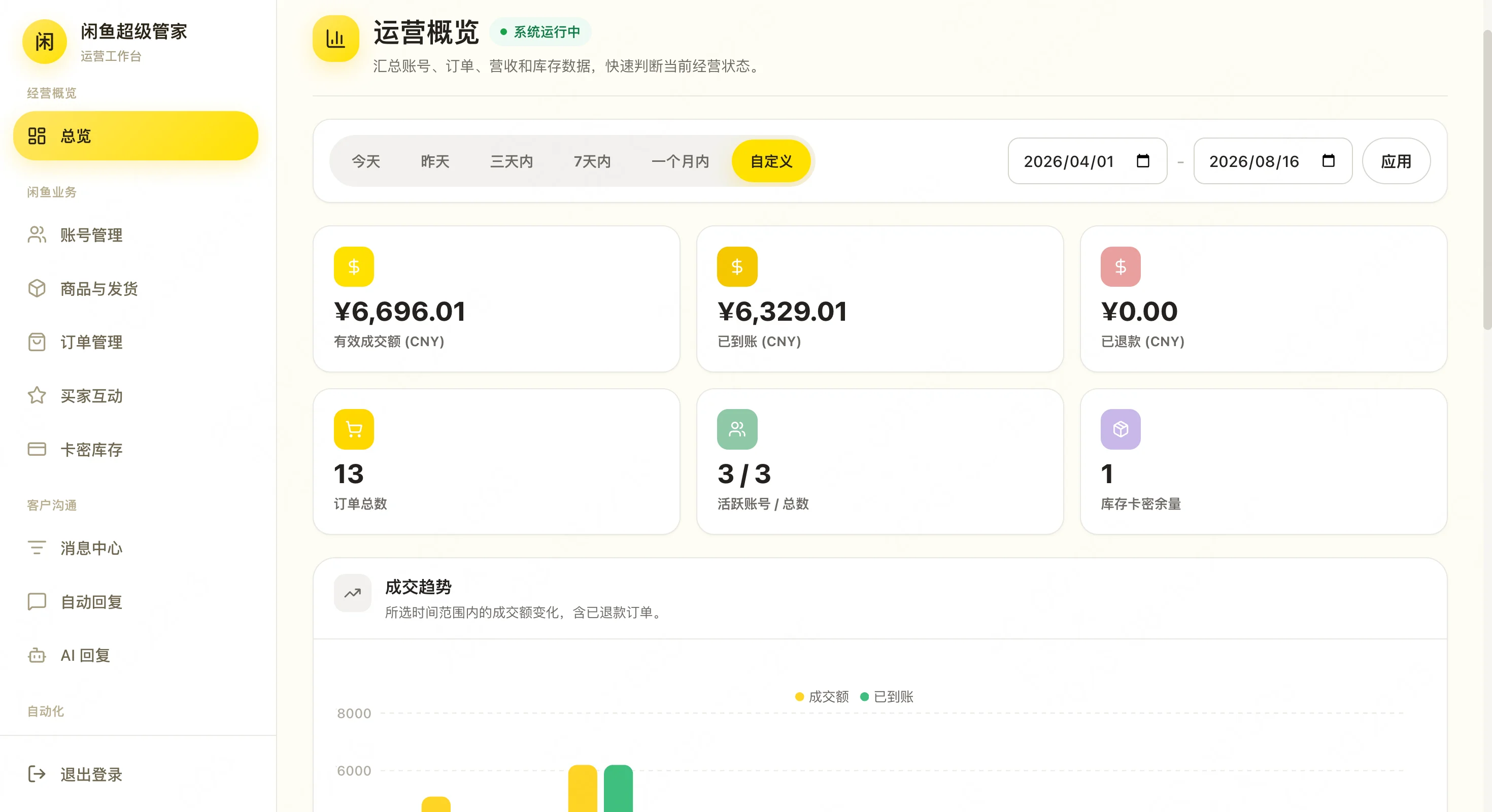 闲鱼超级管家系统源码-1 闲鱼超级管家系统源码-1